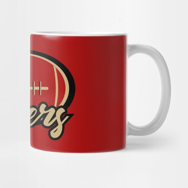 San Francisco Football Team Color by Toogoo